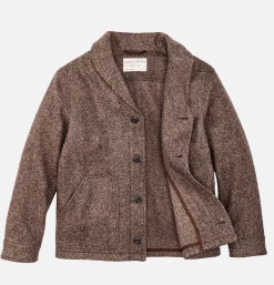 FILSON Vestes|Blousons & Manteaux*Veste Decatur Island en laine Marron