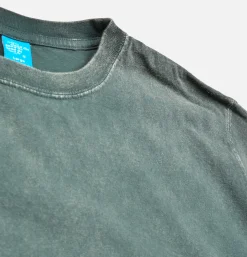 GOOD ON T-shirts*Vintage Dye Crew Tee Dark Green