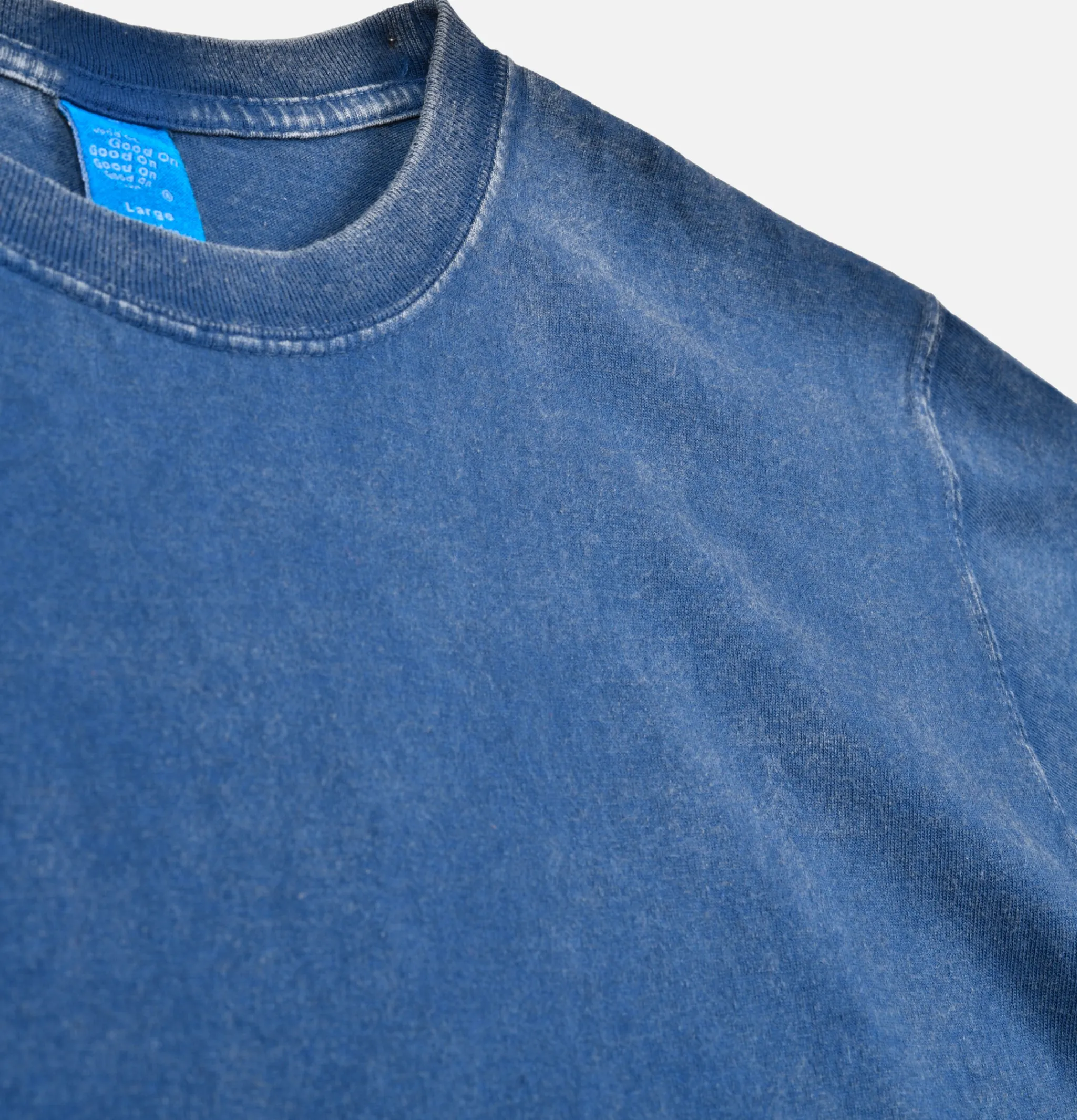 GOOD ON T-shirts*Vintage Dye Crew Tee Navy