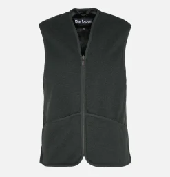BARBOUR Vestes*Warm Pile Waiscoat Zip Sage
