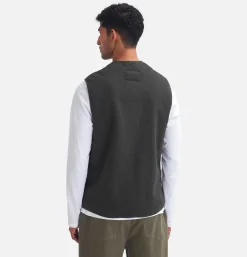 BARBOUR Vestes*Warm Pile Waiscoat Zip Sage