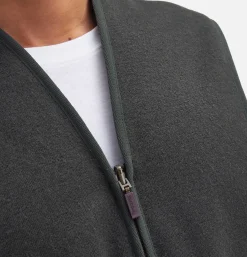 BARBOUR Vestes*Warm Pile Waiscoat Zip Sage