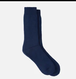 Homme BARBOUR Chaussettes*Wellington Calf Socks Navy