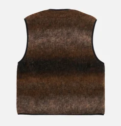 UNIVERSAL WORKS Vestes*Wool Zip Liner Ombre Brown