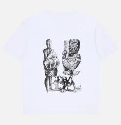 EDWIN T-shirts*Yusuke Isao Tee Blanc