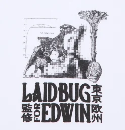 EDWIN T-shirts*Yusuke Isao Tee Blanc