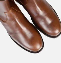 Homme UNMARKED Bottes*Zip Boots Full Brown